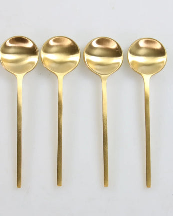 Be Home Decor Luxe Gold Mini Spoons • Set of 4