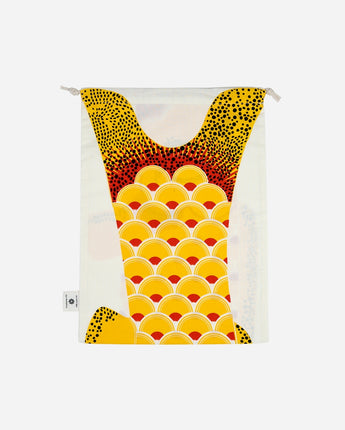 Madame MO Drawstring Zero Waste Bag,  • Neon Yellow