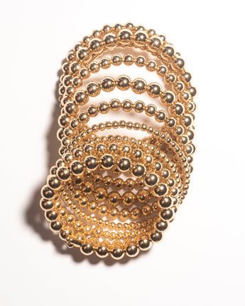 Paula Rosen Spheric Coil Bracelet • Gold