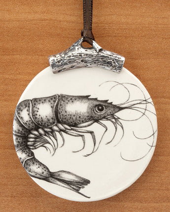 Laura Zindel Ornament •Shrimp