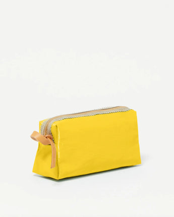 Jack Gomme Linen Blush Pouch • Yellow