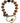 Joseph Brooks • Antique Tibetan Bodhi Prayer Bead Bracelet With Black Tourmaline Center Bead