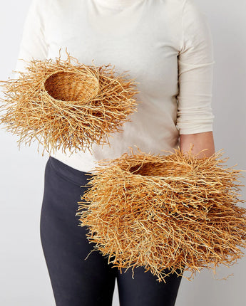 Kanju Interiors Vetiver Baskets (Small)
