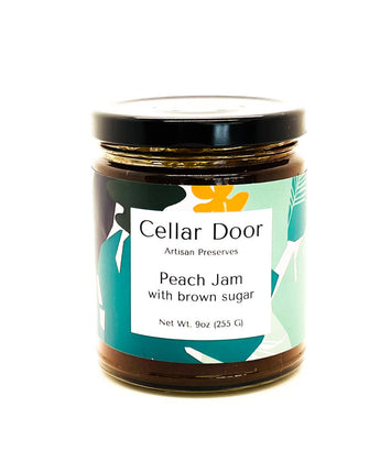 Cellar Door Preserves Peach Jam with Brown Sugar
