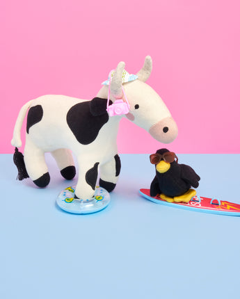 Best Years Knitted Cow Plush Toy