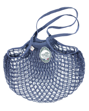 Filt Medium Net Shopping Bag • Vintage Blue