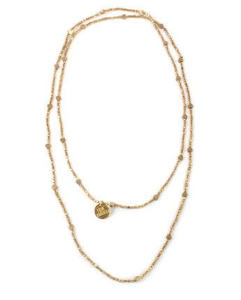 Gia Golden Heart Necklace by the Love Is Project