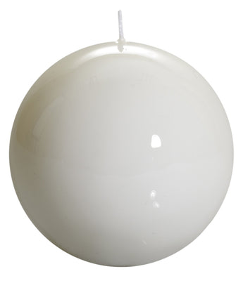 Graziani Meloria Ball Candle in White • 3 Sizes