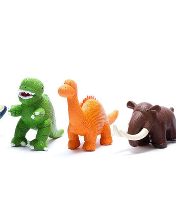 Best Years Natural Rubber Bath Toy and Teether • Stegosaurus