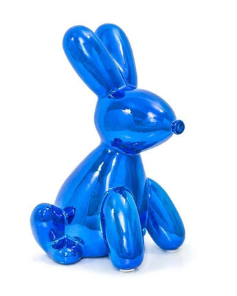 Made by Humans Balloon Bunny Bank in Blue