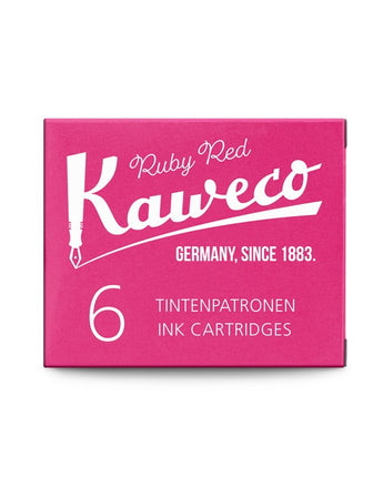 Kaweco Replacement Ink Cartridges in Ruby Red