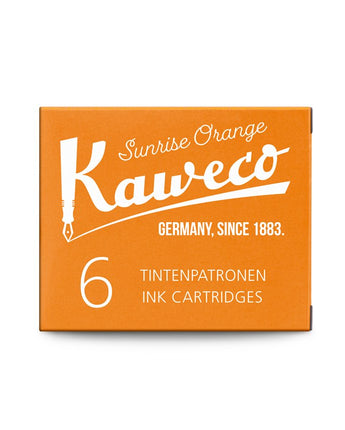 Kaweco Replacement Ink Cartridges in Sunrise Orange