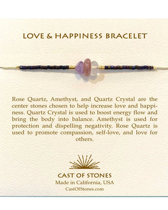 Cast of Stones Love & Happiness Bracelet