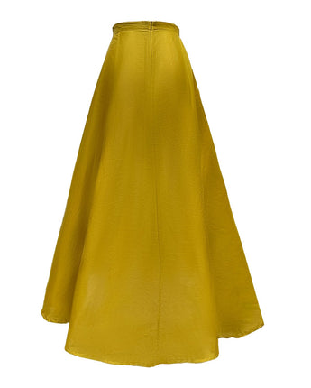 Kim Schalk Paper Moon Skirt in Yellow