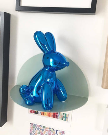 Made by Humans Balloon Bunny Bank in Blue