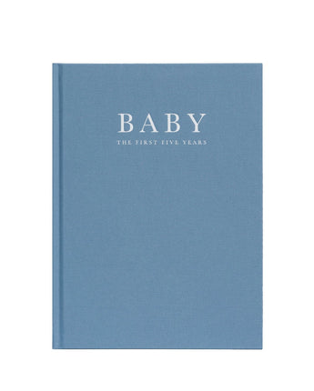 Write To Me 'Baby. Birth to Five Years' Journal in Powder Blue