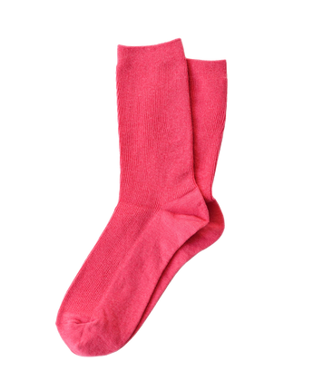 Hooray Sock Co. Everyday Cotton Socks • Fuchsia