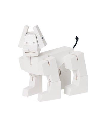 Areaware Milo Cubebot in White • 2 Sizes