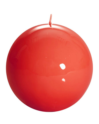 Graziani Meloria Ball Candle in Coral • 3 Sizes