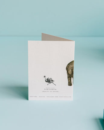 TokyoMilk We Can't Ignore the Elephant Birthday Card
