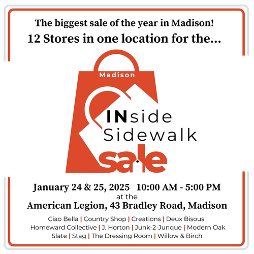 01/24 & 01/25 Inside Sidewalk Sale