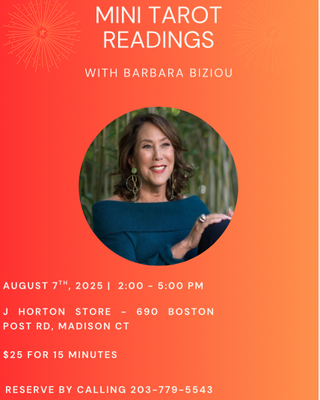 08/07 Mini Tarot Readings with Barbara Biziou