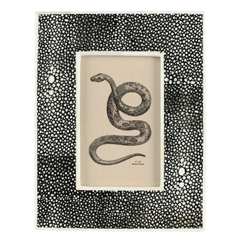 HomArt Black Chagrin Picture Frame • 4x6