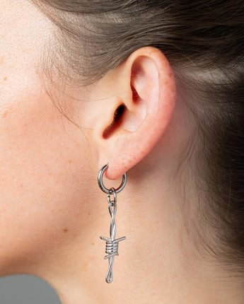 Berlin S Barbed Wire Dangle Earring