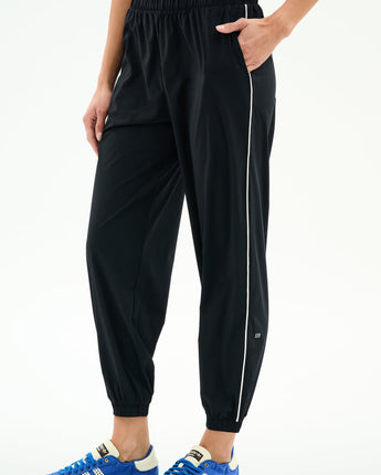 Megan Nylon Jogger with Piping
