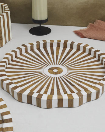 Be Home Decor Lyra Inlay Tray