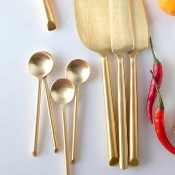 Be Home Decor Luxe Gold Mini Spoons • Set of 4