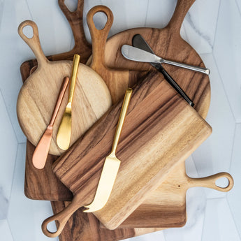 Be Home Decor Acacia Mini Square Serving Board