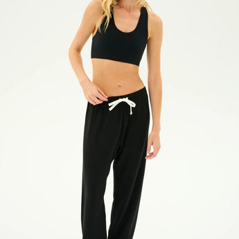 Splits59 Andie Oversized Fleece Sweatpant • Black