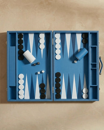 Leather Backgammon Set