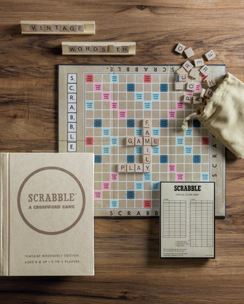 Scrabble Vintage Bookshelf Edition