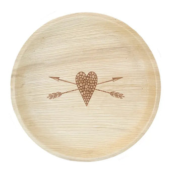 Maaterra Compostable Plates - Stone Heart