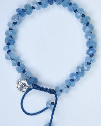 Aquamarine Bracelet -8mm - Trunk Show