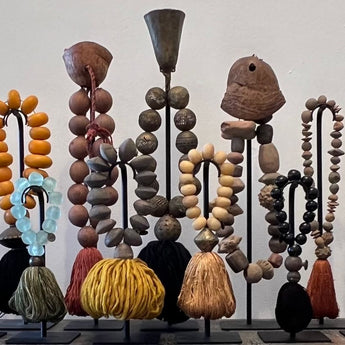 Julia Atlas • A Study of Peace Prayer Bead Sculptures