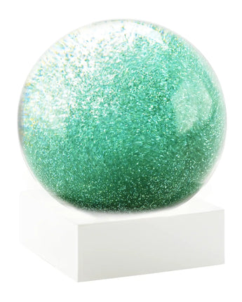 Serenity Sphere Teal Snow Globe