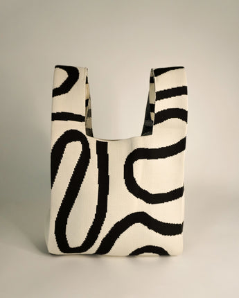 Meander Black Handbag