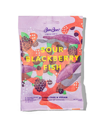 Sour Blackberry Swedish Fish