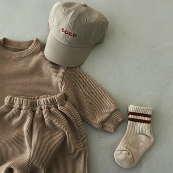 MiniOlie Baby 2 Piece Set • Light Brown