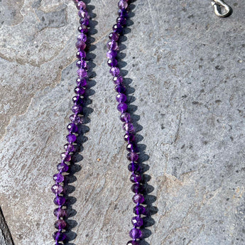 Joseph Brooks Amethyst 18'' Necklace