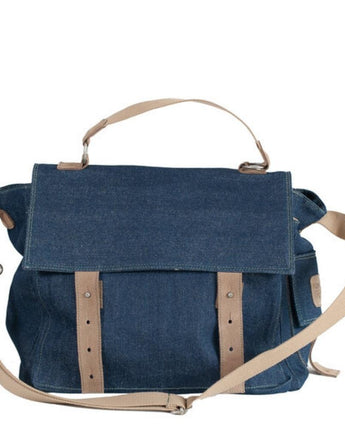 Travaux en Cours Medium Satchel in Raw Denim
