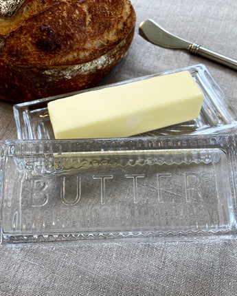 Glass Butter Dish