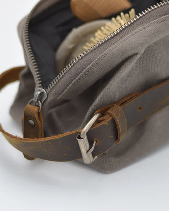 Waxed Canvas Dopp Kit Toiletry