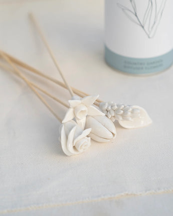 Purely Porcelain Diffuser Flowers Gift Set • Country Garden