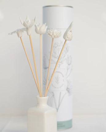 Purely Porcelain Diffuser Flowers Gift Set • Indigenous