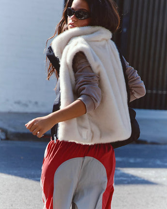 Afterglow Faux Fur Vest