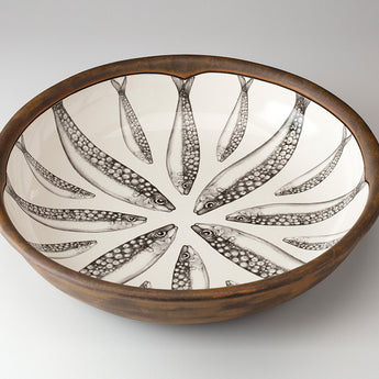 Laura Zindel Pasta Bowl • Sardines in Brown